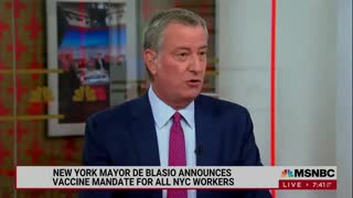 Bill De Blasio On His Outrageous Mandate: “We’re Not Going To Pay People Unless They’re Vaccinated”