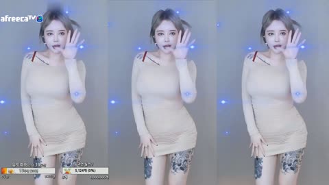 AfreecatvBJ阿孝5.12舞蹈剪辑Hot dance clip Korean female anchor.