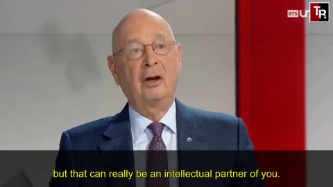 Klaus Schwab 2016 interview. Humanity and microchips.