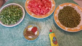 اسهل طاجين بالجلبانة والبيض (تكتوكة بالجلبانة والبيض )/ tajine de pois et des œufs