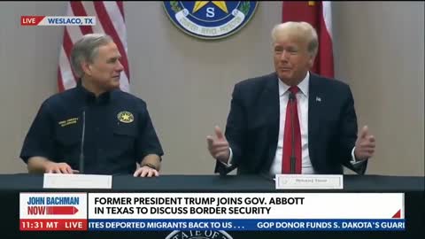 President Trump and Gov. Abbott Discuss The Border Problems