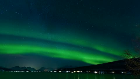 Northern light in Sweden