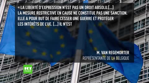 Recours contre l'interdiction de RT France : le point sur l'audience devant le Tribunal de l'UE