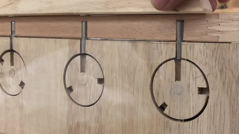 Creating and hiding the trap locking mechanism