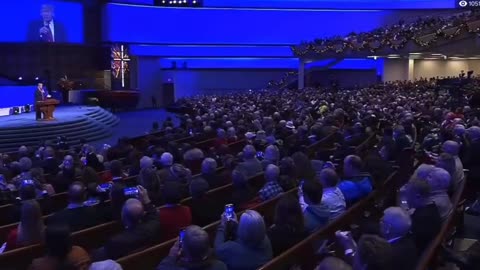 President Trump Speech At First Baptist Church In Dallas, Texas