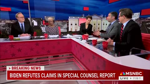 MSNBC Hosts melt down after the special counsel said that the Biden is mentally declining.