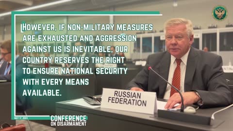Ambassador Gennady Gatilov on the new Russian Foreign Policy Concept at the Conference