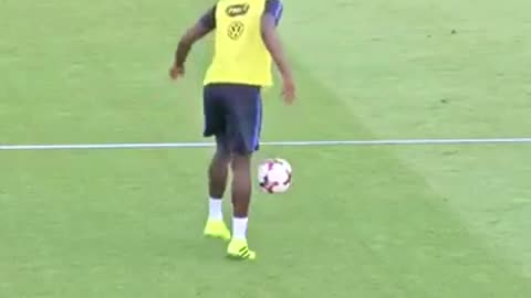 Paul Pogba with some skills in France training