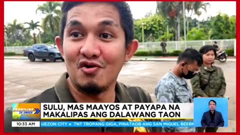 Sulu, mas maayos at bayapa na makalipas ang dalawang taon