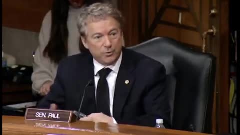 Rand Paul - "We can't just say it didn't happen."