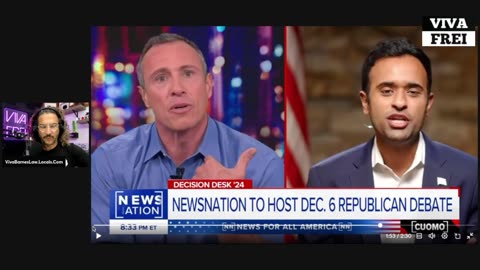 Ramaswamy Gets Chris Cuomo to ADMIT He Helped His Governor Brother! Viva Frei Clips