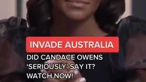 Candace Owens Is Calling On America To Come Save Australia From Our Tyrannical Goverment