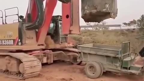 Heavy_work poclian machinework Jcb3dx excavators loader_work loding_truck jcb_video