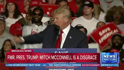 Trump rallies in Ohio,call McConnell a "disgrace"