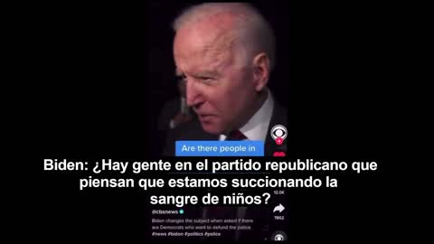 Biden Talking About Blood (With Spanish Subtitles)