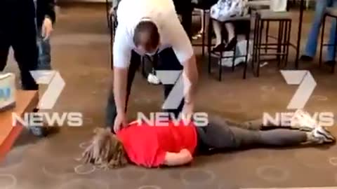 Melbourne teenager is choked unconscious for no mask and thrown to the floor