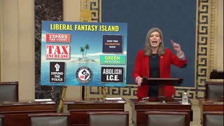Joni Ernst MOCKS Dems on Senate Floor, Says They're Living on "Liberal Fantasy Island"