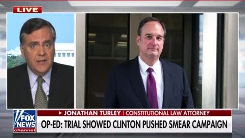 Jonathan Turley explains SIMILARITY between John Durham's investigation Alphabet scandal