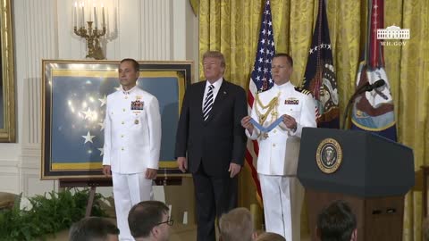 President Trump Presents The Medal Of Honor