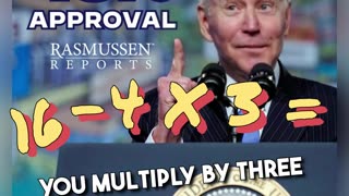 Biden's approval numbers are in - Let's do new math | Parody