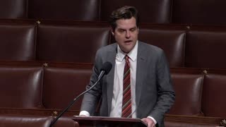Rep. Matt Gaetz: "I am no expert on Japanese anime, but I am told ... that it is not real."