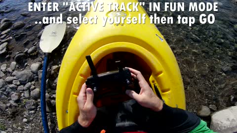 *Original* DJI Mavic Air's ActiveTrack - Getting a Selfie on the River