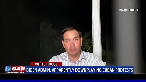 Biden admin. apparently downplaying Cuban protests