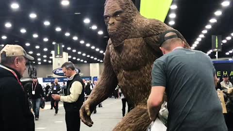 Bigfoot is Trying to Stay Inconspicuous