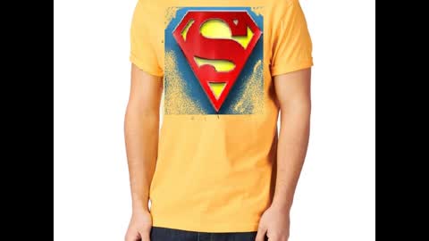 Superman Printed Charcoal Colour T Shirts