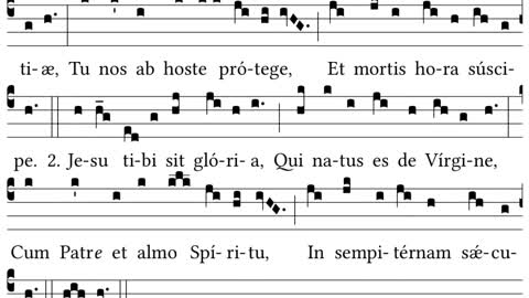 Maria Mater Gratiae - a short 2 verse hymn to Mary, Mother of Grace