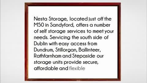 self storage dublin