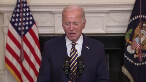 Biden Struggles as he tries to Mention Hamas by name