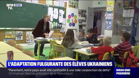 Adaptation fulgurante des élèves russophones en France