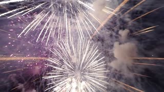 Drone Camera Flies Through Fireworks And The Footage Is Spectacular