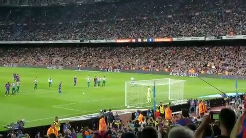 Leo Messi goal (1) vs Eibar