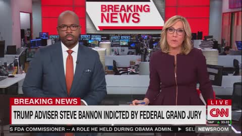 Steve Bannon went from winning to indicted in under 2 hours.
