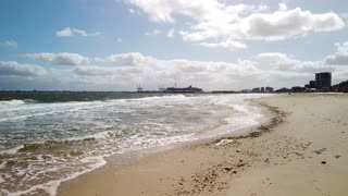 [4k] Beach walk in Melbourne, Australia - St Kilda Beach