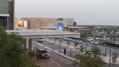 Dusk view from IKEA Doha