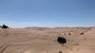 UTV Catches Fire During Sand Dune Drive
