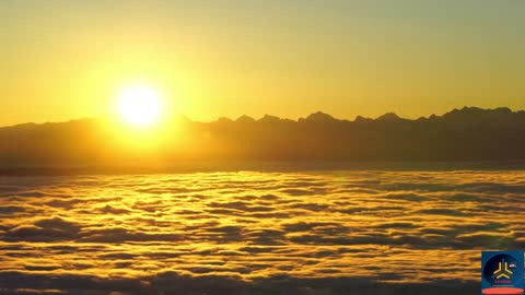 The World IN Sea Of Clouds During Sunrise