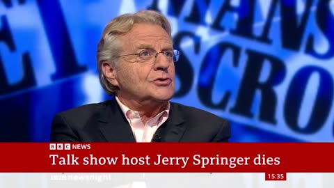 TV host Jerry Springer dies aged 79 - BBC News