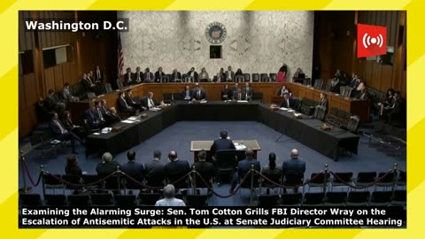 Senator Tom Cotton Grills FBI Director Wray