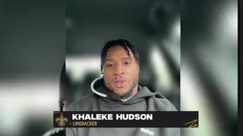 Khaleke Hudson's 1st Interview | New Orleans Saints