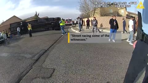 Video shows moments after car hit bus full of students in Albuquerque