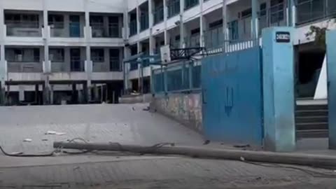 School damaged in Gaza