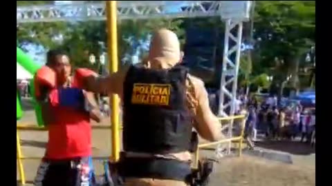 DEFESA PESSOAL POLICIAL, BOXE NA PRAÇA