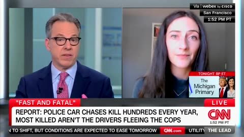 Jake Tapper Blames Police, Not Crime, For Increased Traffic Deaths