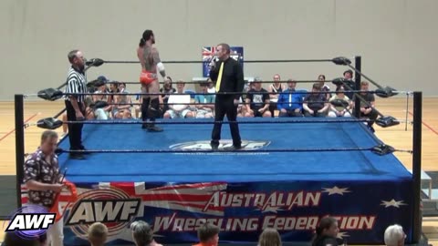 AWF Australasian Title GUN Vs DPak Sharma Bout 4 AWF Pro-Wrestling New Years Revolution 2024
