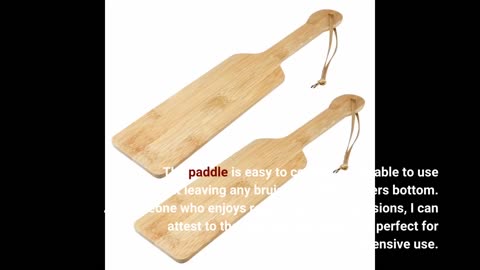 Buyer Feedback: 16" Inch Bamboo Paddle with Holes, Solid Durable Wood Paddle with Smooth Surfac...