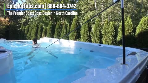 Swim Spa Swim Tether Demo | Coast Swim Spa Dealer in NC
